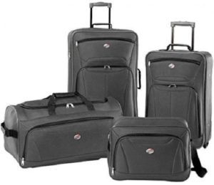 American Tourister Luggage Fieldbrook II 4 Piece Set Charcoal